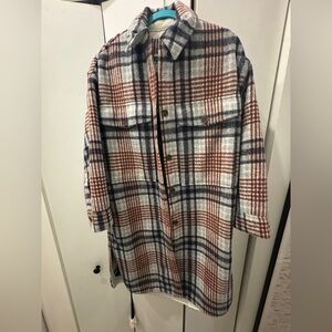 Plaid Flannel Jacket